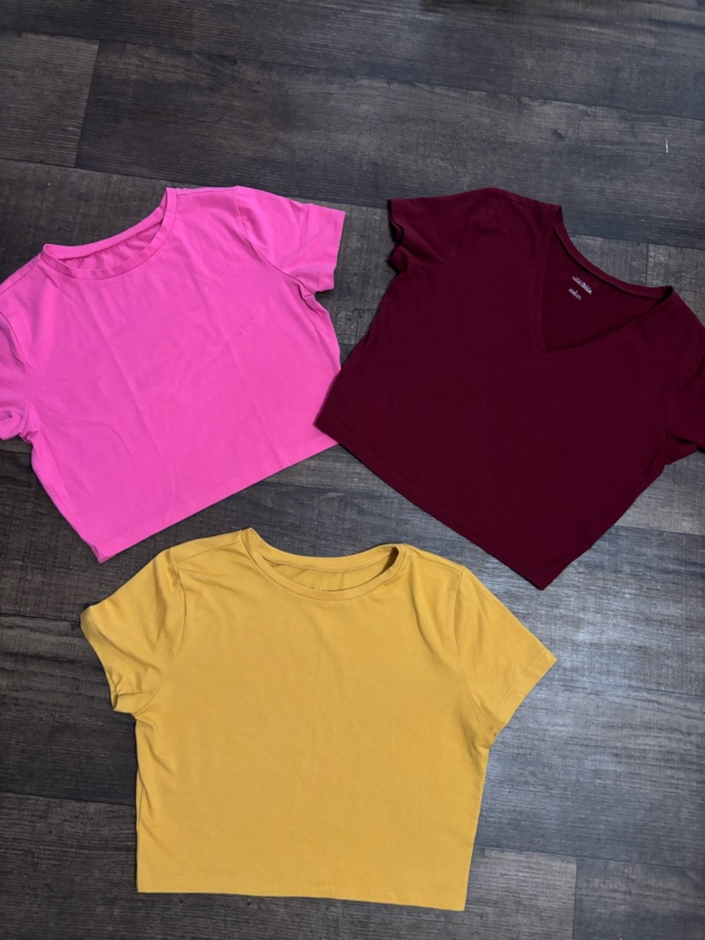 Wild Fable Crop Top T-shirt Bundle Size L. 3 Pieces